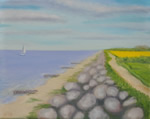 Wackerballig II - Öl auf Leinwand - 50x50 cm