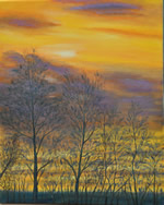 Novemberfarben - Öl auf Leinwand - 50x40cm