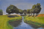 Wümme Ottersberg - Öl auf Leinwand -  40x60 cm